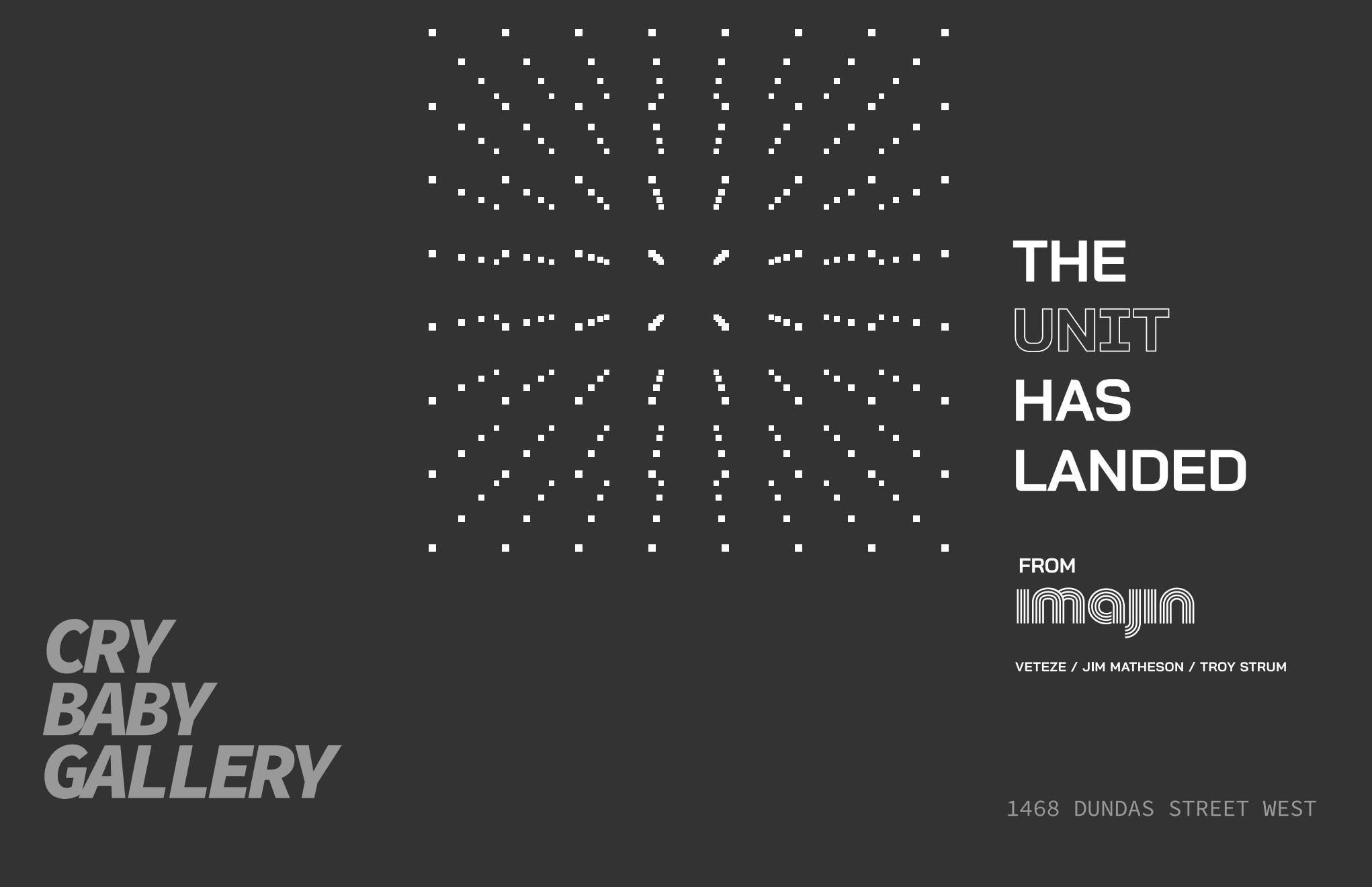 The Unit Has Landed - Volumetric Light Sculpture